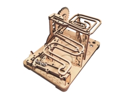 Maqueta de madera 3D con movimiento mecánico, diseño de lanzamiento de piedras, 81 piezas (175 x 175 x 175 cm)