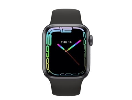 Smartwatch Watch 8 Max 1.85 '' Carga inalámbrica Bluetooth Llamada NFC (Negro)