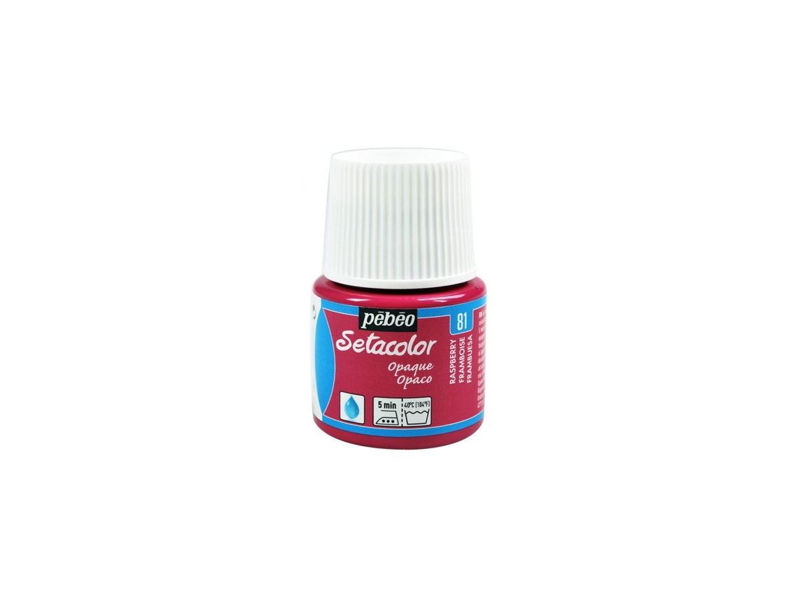 Vernice textil Setacolor opaca - Frambuesa - 45 ml