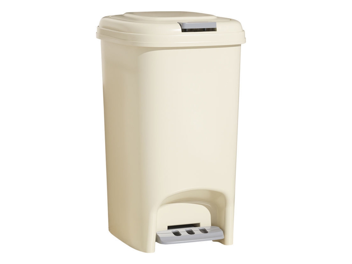 Cubo de basura Baok con pedal, 8,1 L de gran capacidad, con tapa, para cocina y baño.