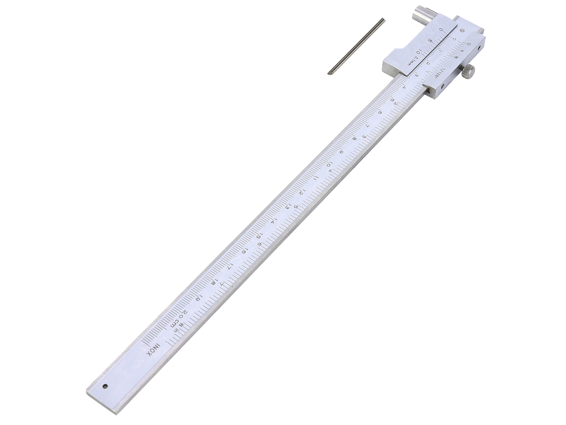 Calibrador Vernier De Cruz Paralela De Acero Inoxidable Con Escala Láser De 0 A 200 Mm Para Marcado.