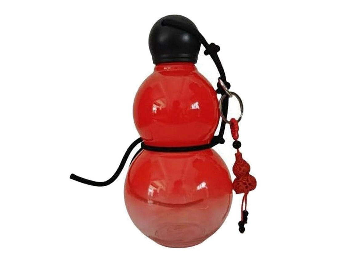 Botellas De Camping Al Aire Libre En Estilo Retro Chino Para Gimnasio, Oficina Y Viajes Rosewell (rojo)
