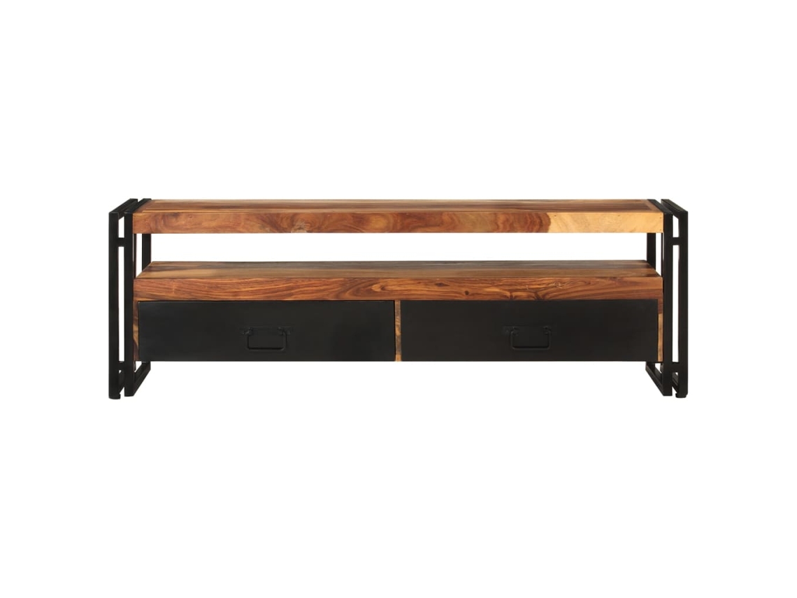 Maison Exclusive - Mueble De Tv De Madera Maciza De Acacia 120x30x40 Cm