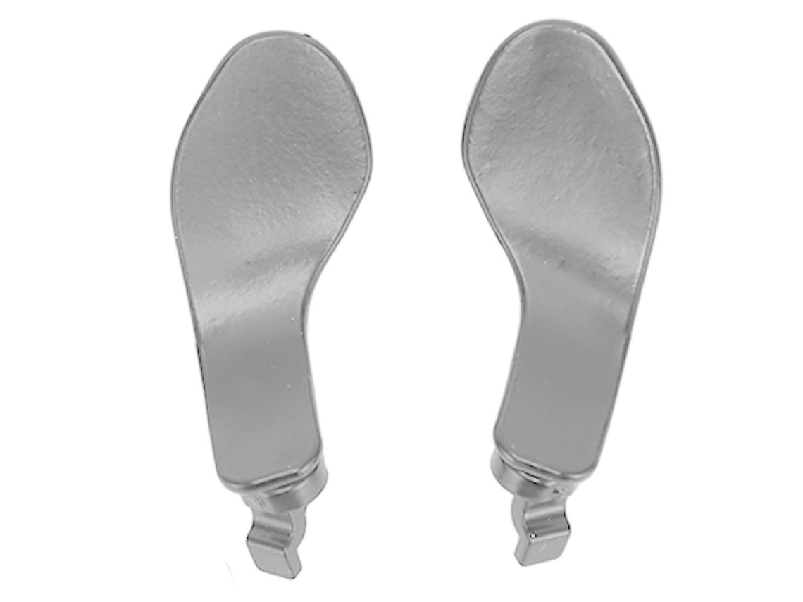 4 Palancas Traseras Metálicas Profesionales Para Mando Ps5 Edge (color Plata)