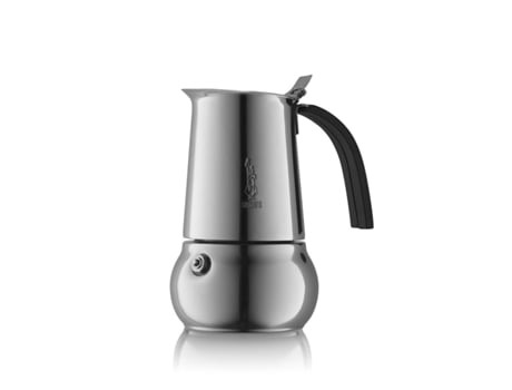 Bialetti Kitty Cafetera Italiana Negra Acero Inoxidable