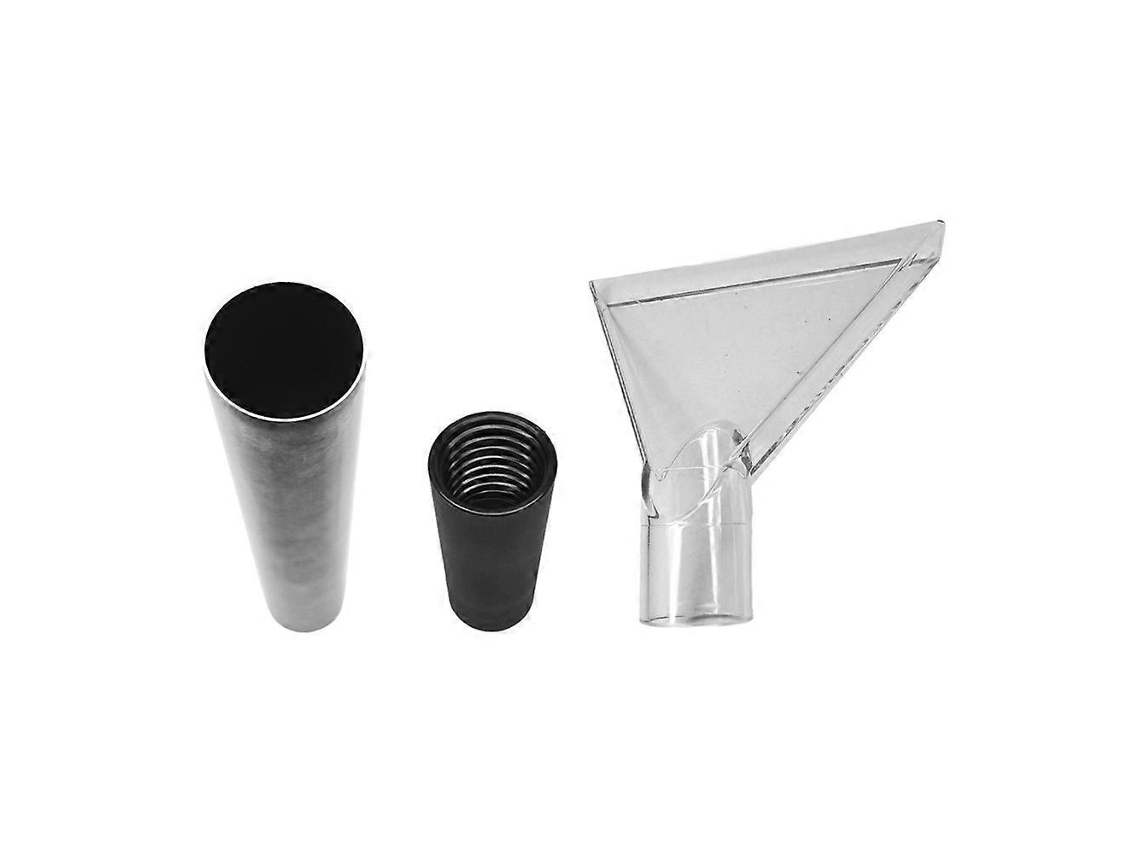 38mm Transparent Squeegee Head Soft Rubber Joint Clear Head Stainless Steel Tube Wet Dry Vacuum Noz