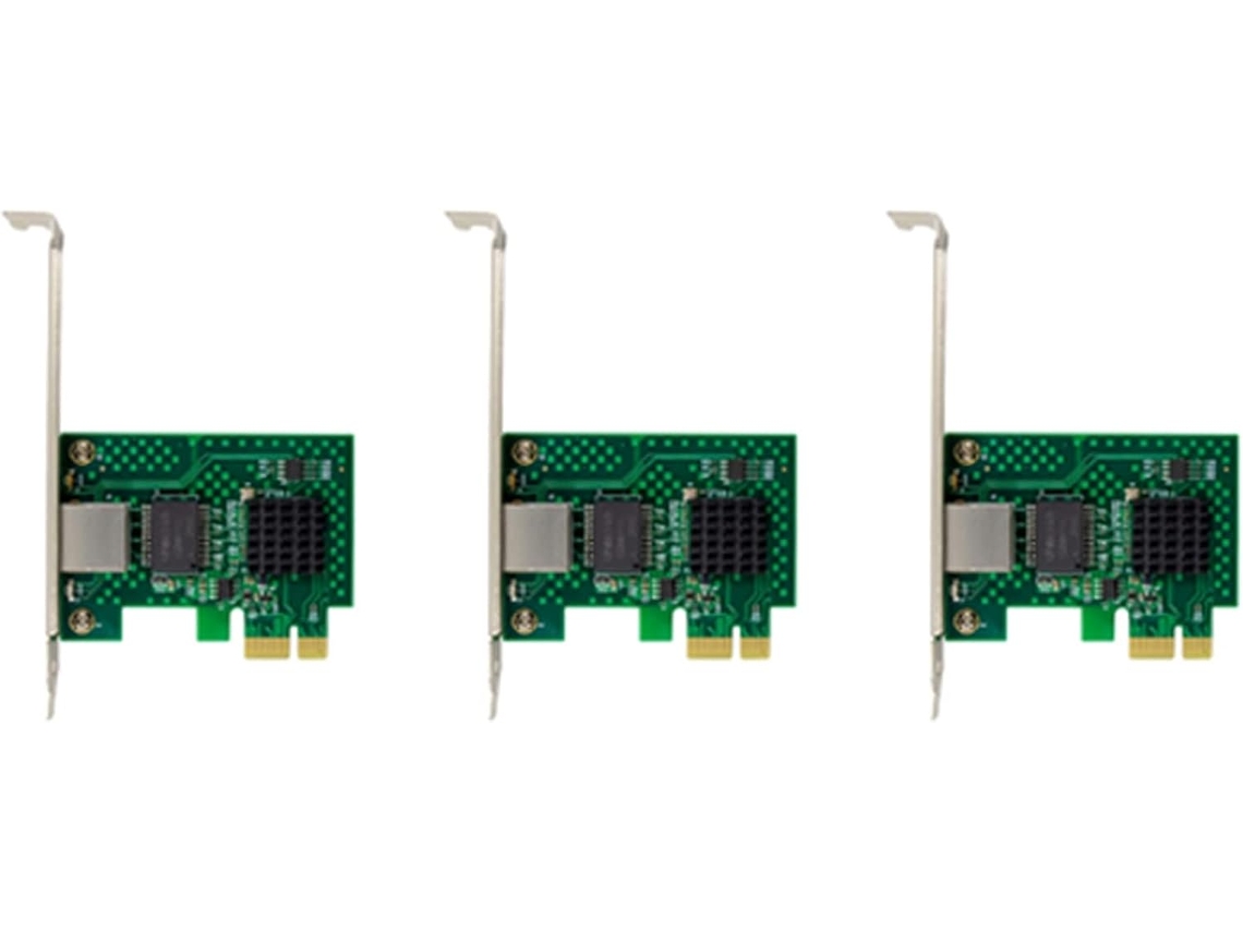 3 Tarjetas De Red I225-v, Pci-e I225, Servidor Ethernet De 2,5 Gb Para Ordenadores De Sobremesa