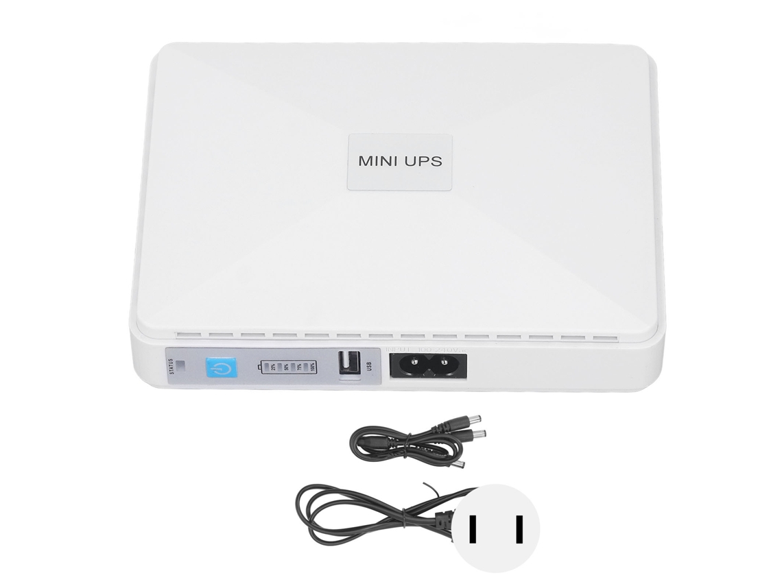 2026velora-mini Ups Batería De Reserva 8800mah Suministro De Energía Ininterrumpida Para Router Modem Cámara De Seguridad 100‑240v Plug Us