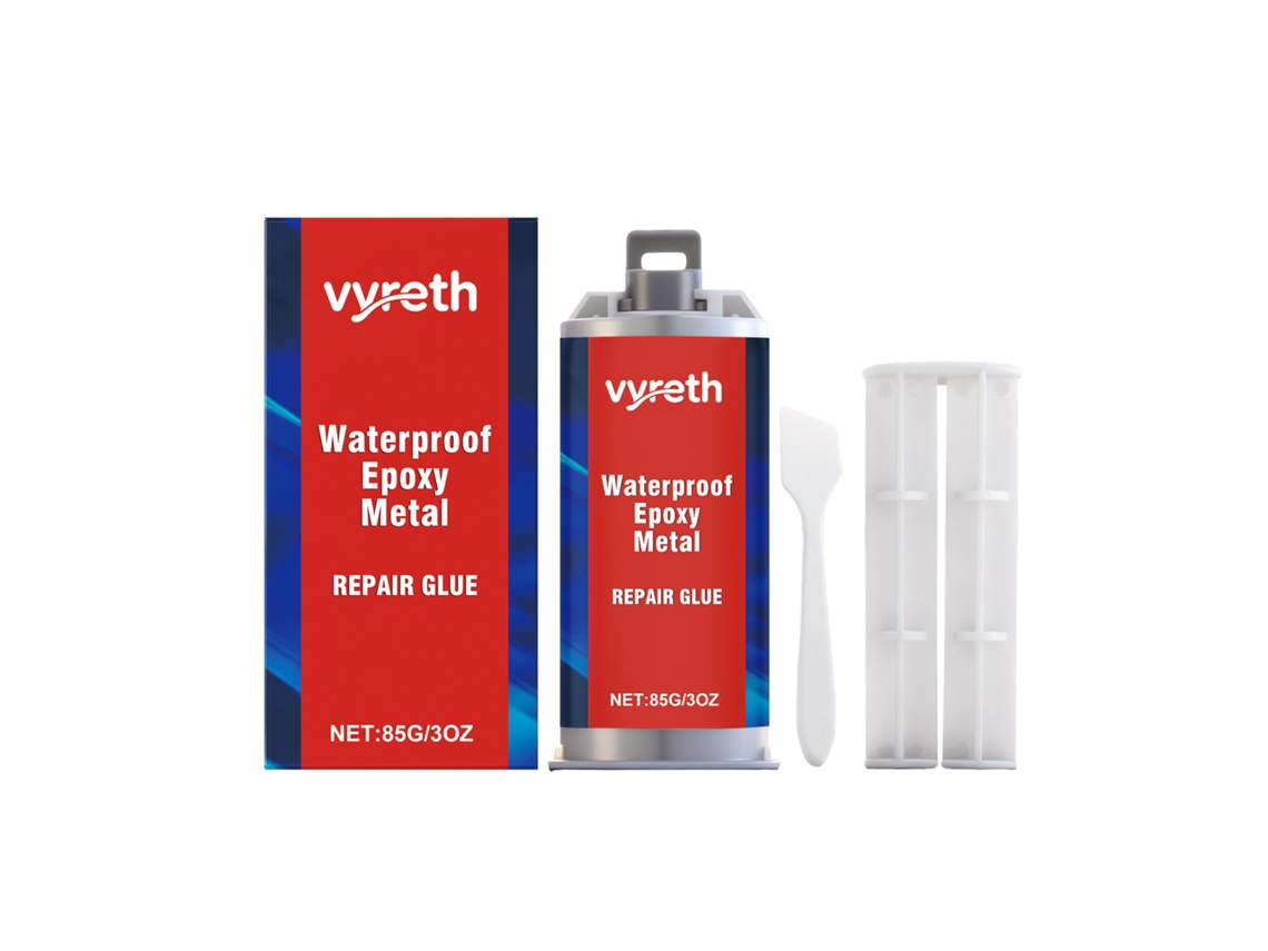 Adhesivo epoxi impermeable para reparación de metales