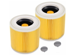 RNEMITERY Filtro de cartucho para Kärcher WD3 (pack de 2)