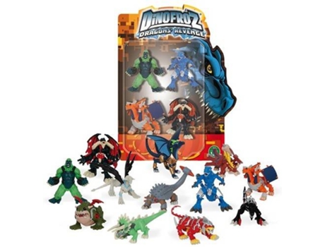 Dinofroz blister 4 dinosaurios 12 modelos surtidos