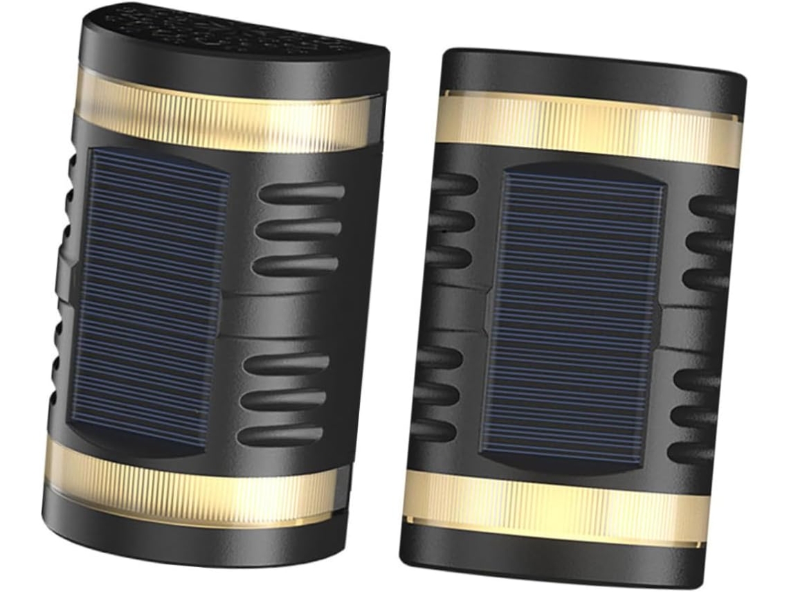 2 Unidades De Luces Solares De Pared Exteriores Impermeables, Lámpara Solar Retro Para Jardín, Patio O Valla.