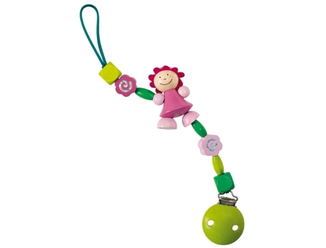 Porta-Chupetes SELECTA (Madera - Verde - 20 cm)