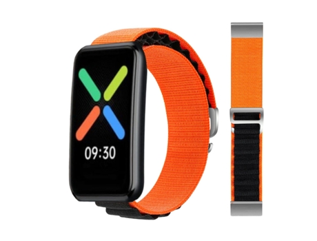 Correa Loop Alpine para Oppo Watch Free Naranja y Negro
