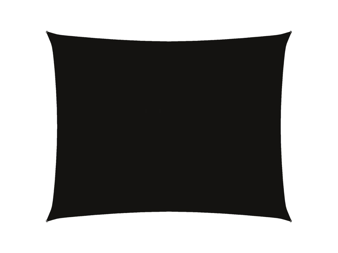 Maison Exclusive - Toldo De Vela Rectangular Tela Oxford Negro 3,5x4,5 M