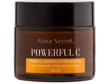 Crema Facial Alma secret vitamina ginseng y chia spf30 50