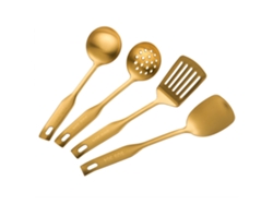 Juego de Utensilios de Cocina de Acero Inoxidable - 4 Piezas para Wok TRUYUETY