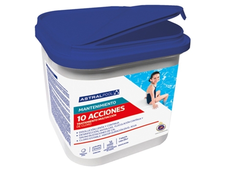 Tabletas Multiacción Action 10 ASTRALPOOL - 5 Kg - Piscinas Gresite-Obra
