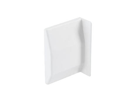 Funda plástico blanco derecha para colgador forte
