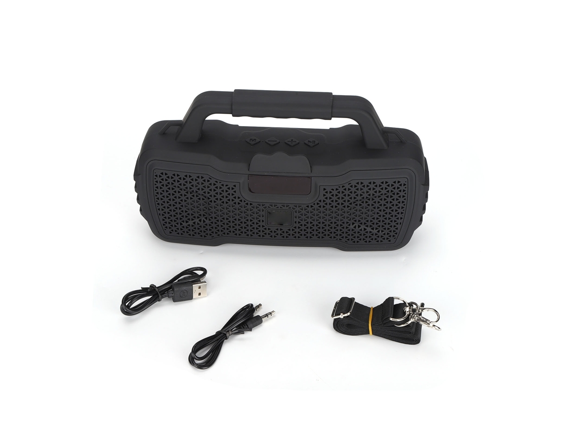 Altavoz Bluetooth Portátil Con Luz Led, Radio Fm, Inalámbrico Para Exteriores Ak-355