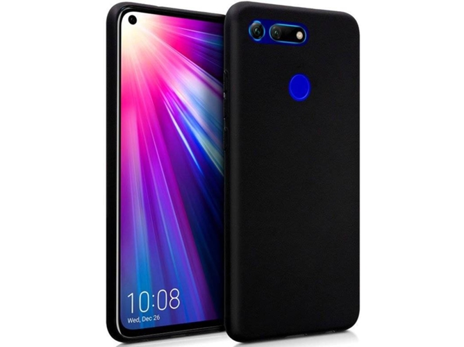 Carcasa Honor View 20 COOL Silicona Negro