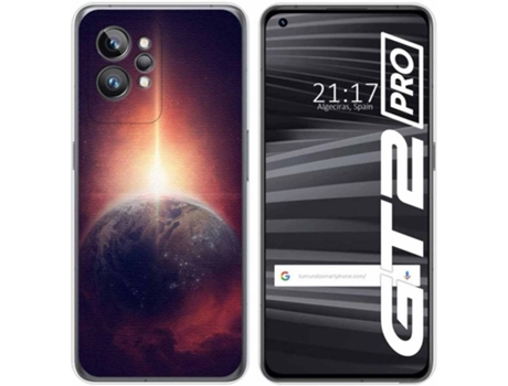 Carcasa para Realme GT 2 Pro 5G TUMUNDOSMARTPHONE Dibujos Tierra Multicolor