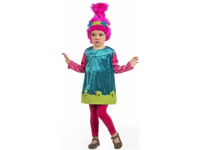 Disfraz de Bebé DISFRAZZES Troll Cariñosa Para Bebé Y Niña (Talla: 1 año)