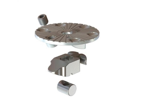 Conector oculto weka ø60 para patas de mesa patentado.