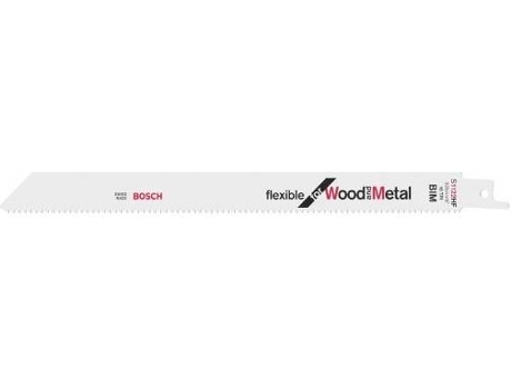 Hoja de Sierra Sable BOSCH S 1122 Hf Flexible para Madera y Metal