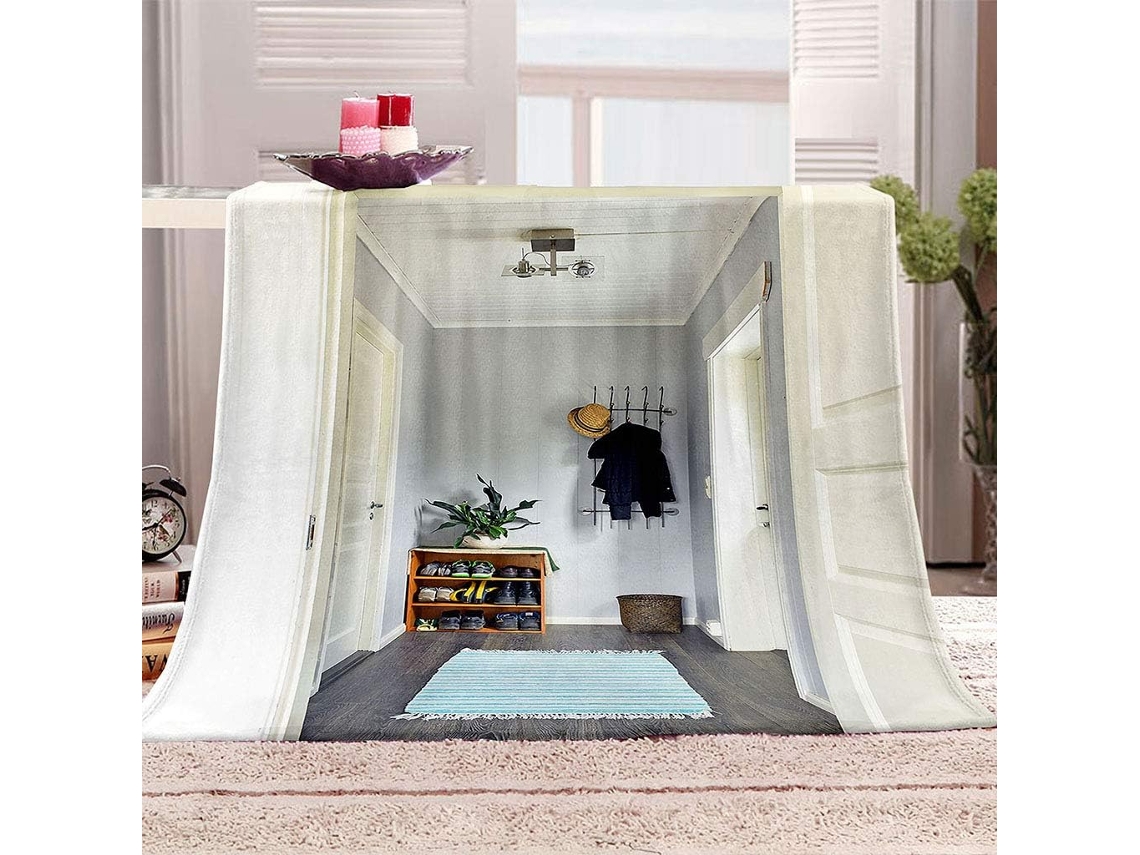 Cama Microfibra Color 80x150cm Tamaño De La Manta Franela Adecuada