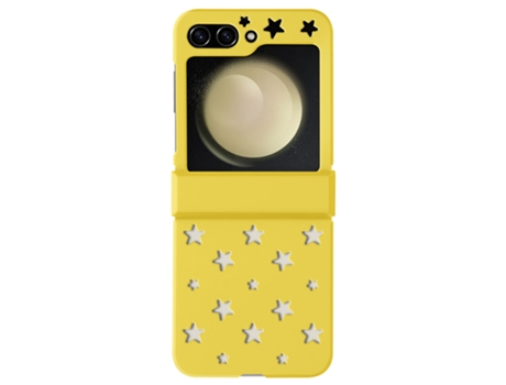 Funda para Samsung Galaxy Z Flip 5 AVIZAR Acrílico Amarillo