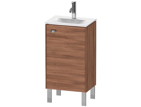 Mueble de lavabo DURAVIT Brioso vertical 44,0 x 31,0 cm 1 puerta abatible a la derecha 1 estante de cristal para lavabo Viu 073345