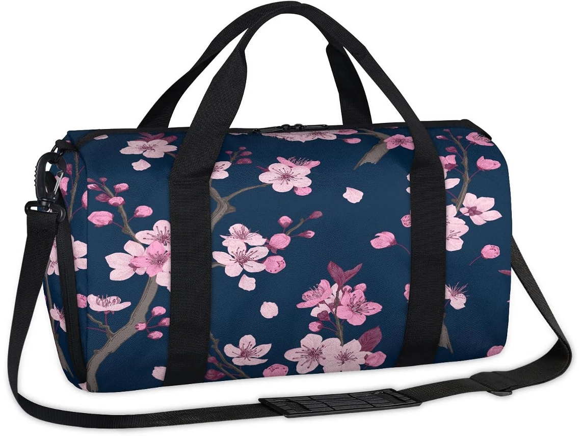Bolsa Deportiva Rosa Forma Flor Cerezo Viaje Informal Para Niños Niñas Hombres Mujeres 45 X 21 5 23 Cm