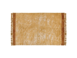 Alfombra de pelo corto BELIANI Hanli de Viscosa Naranja 140x200