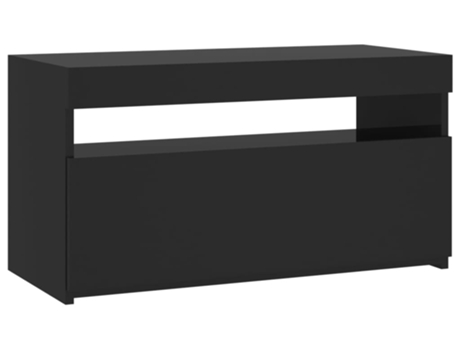 Mueble de TV VIDAXL Negro Madera contrachapada (75x35x40 cm)