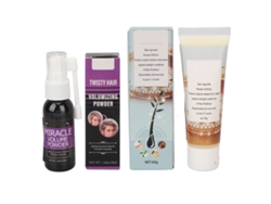 60ml Exfoliante Capilar Refrescante Y 30ml Spray Volumizador De Cabello Para Lifting De Raíces Y Control De Grasa