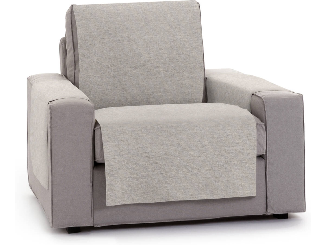 Funda de Sillón EYSA Prática Premium Valeria Tejido Elástico (55 x 80 x 220 cm - Poliéster y Algodón - Lino)