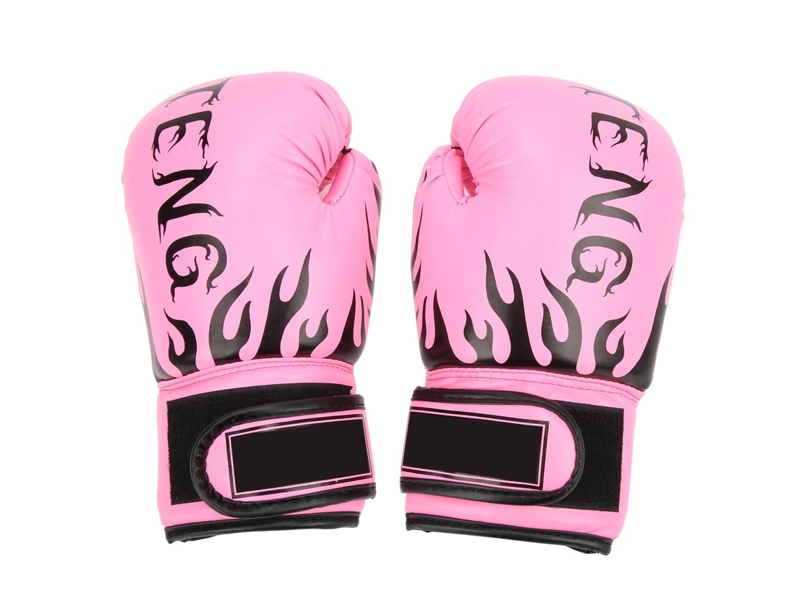 Luvas De Boxe Para Crianças 2pcs Proteção Mão Iniciante Treino Esporte Externo Rosa 8-14 Anos