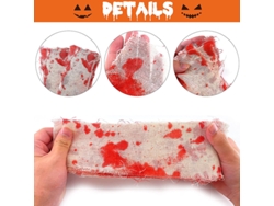 Cinta De Gasas Sangrientas Para Halloween, Decoración De Escena, 8cm X 1m