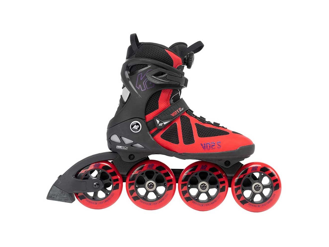 Patina em Linha Vo2 S 100 Boa Vermelho Eu 43 1/2K2 Skate