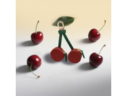 Monedero Con Forma De Fruta - Colgante Para Monedero - Cereza - Aprox. 3,5 X 3,5 X 1,5 Cm