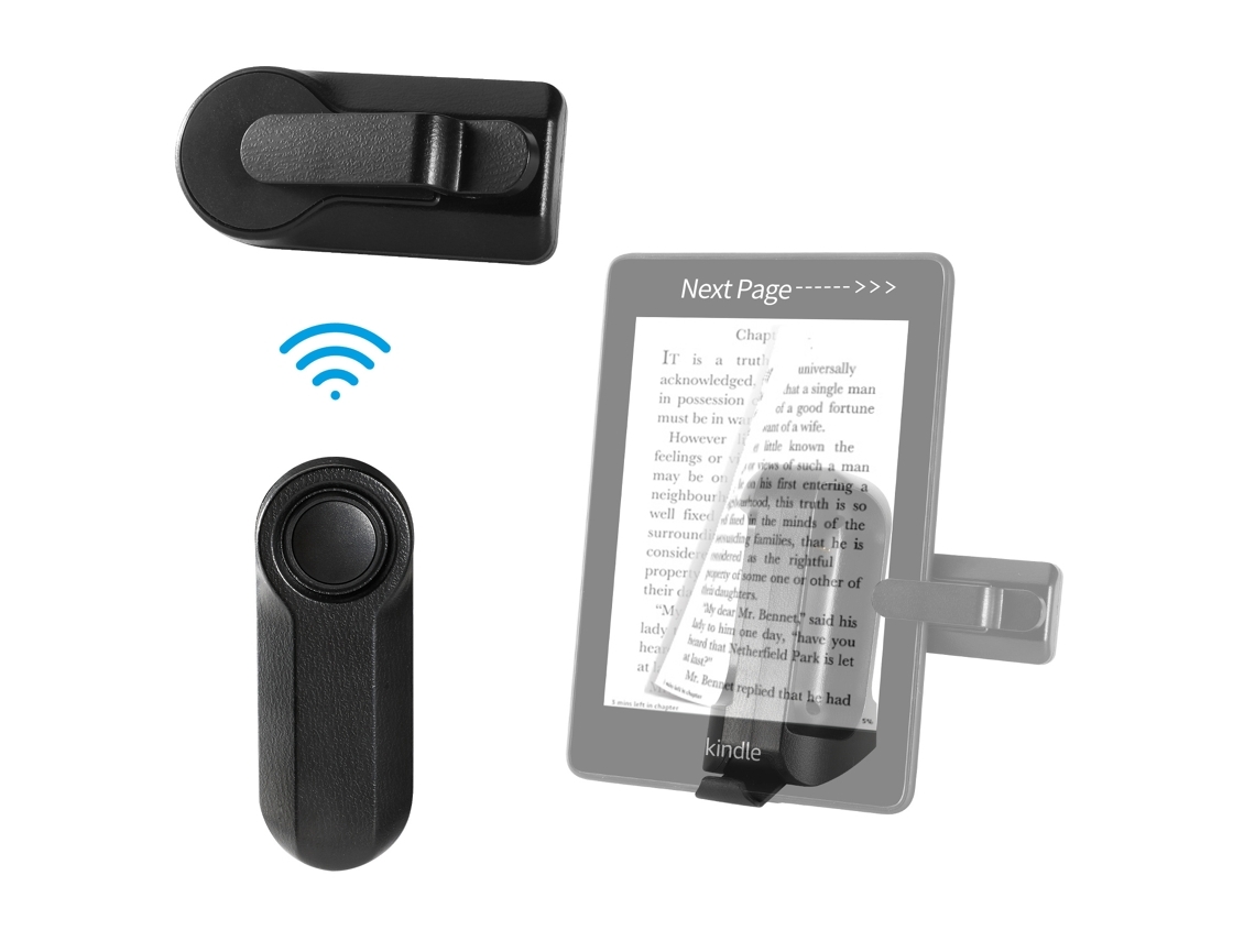 Pasador De Páginas Para Lector Electrónico, Control Remoto Para Cámara Y Selfie, Compatible Con Varios Dispositivos.