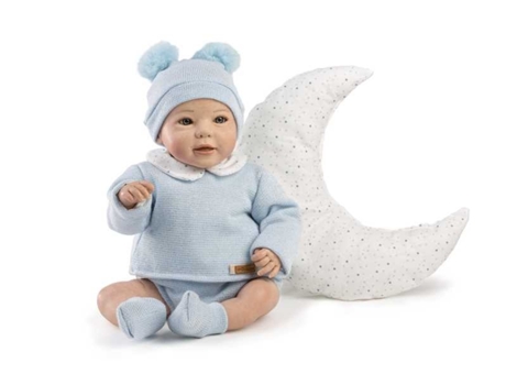 Muñeco Bebé Reborn Kike 46 cm (Edad mínima recomendada: 3 años)