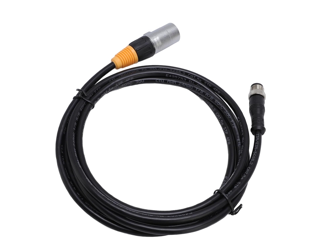 Cable de red Ethernet RJ45 blindado, resistente al agua, conector de 5 pines SFUSHOS