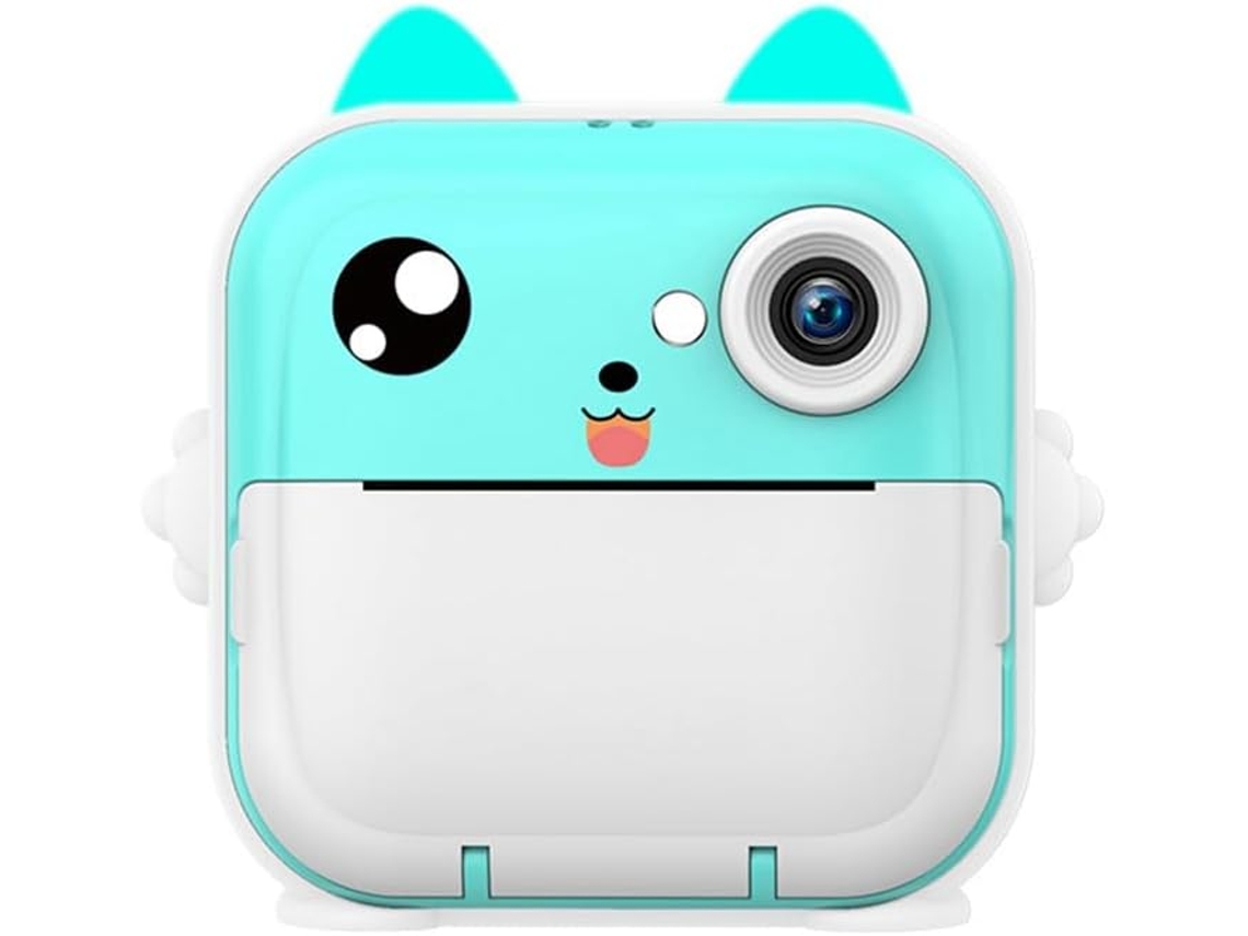 Minicámara Infantil De 16 Gb Con Fotografía Digital Hd E Impresión Instantánea Para Niñas (azul)