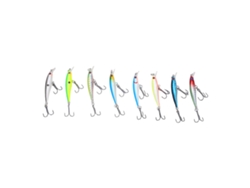 8 Señuelos Artificiales Tipo Minnow De 5 Cm/3 G, Hundibles, Tipo Wobbler Jig, Para Pesca, Con Cuello De Acero Inoxidable Y Ojos 3d.
