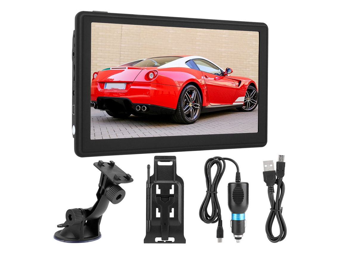 Navegador GPS portátil con pantalla táctica HD de 7 pulgadas