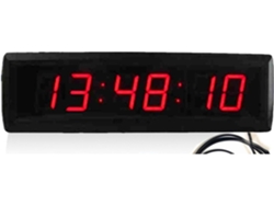 Reloj digital LED grande y extragrande, cronómetro electrónico grande con temporizador de cuenta regresiva, cronómetro LED SFUSHOS