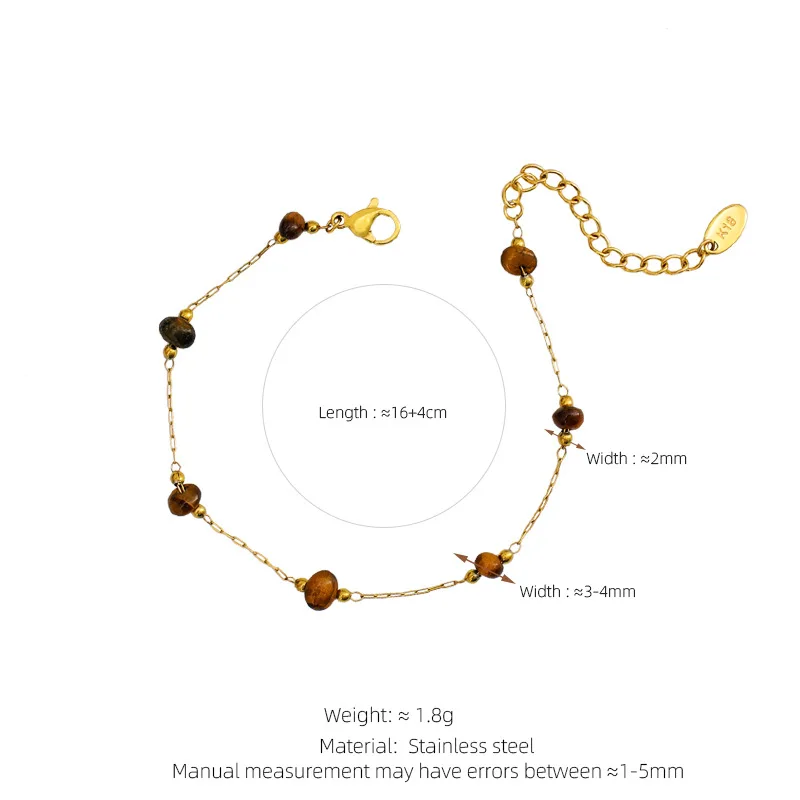 (pulsera De Ojo De Tigre) Cuentas Irregulares De Oro Con Amatista, Piedras De Guijarro, Piedra Lunar, Ojo De Tigre Natural. Collar Corto Hecho A Mano.