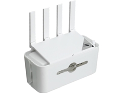 Organizador De Cables De Datos - Caja De Gestión De Cables, Escritorio Con Almacenamiento Para Regletas De